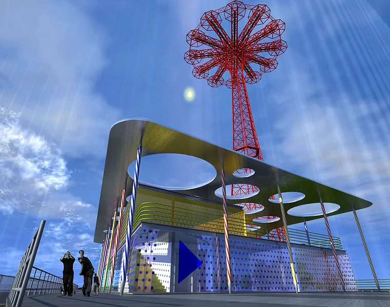 Parachute Pavilion, Coney Island, Brooklyn NY