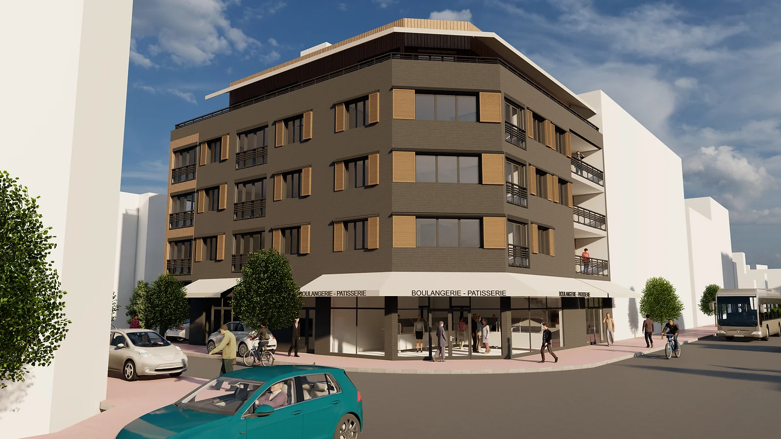 Projet STM — logements collectifs & commerces, Saint-Maur-des-Fossés